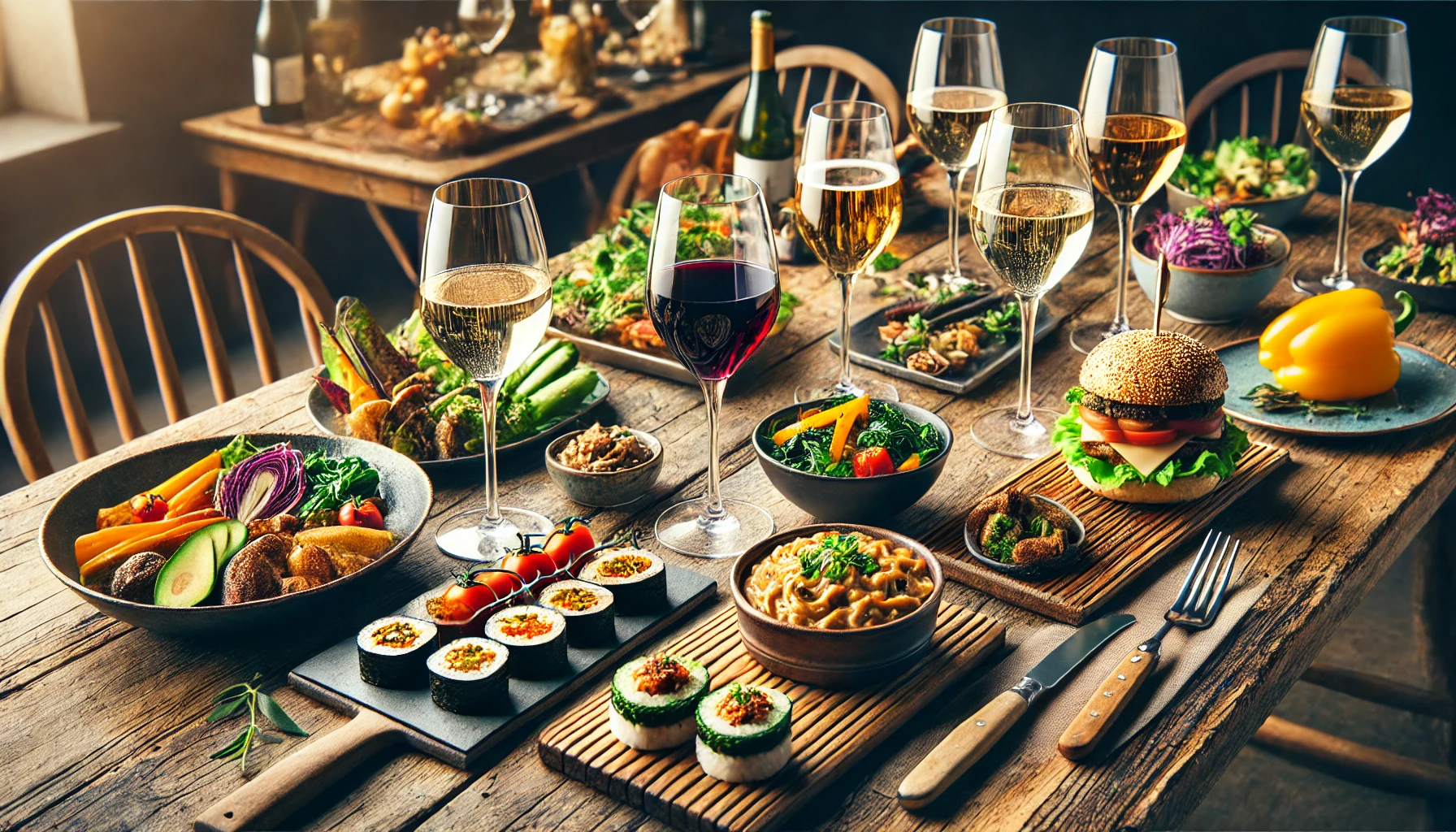 Vegan wine pairing