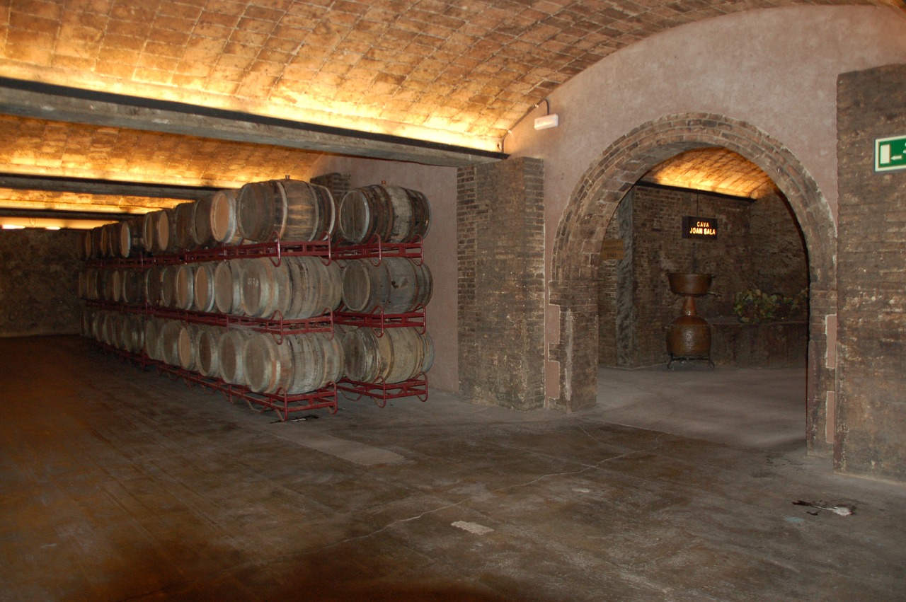 Wine Storage in wine cellar